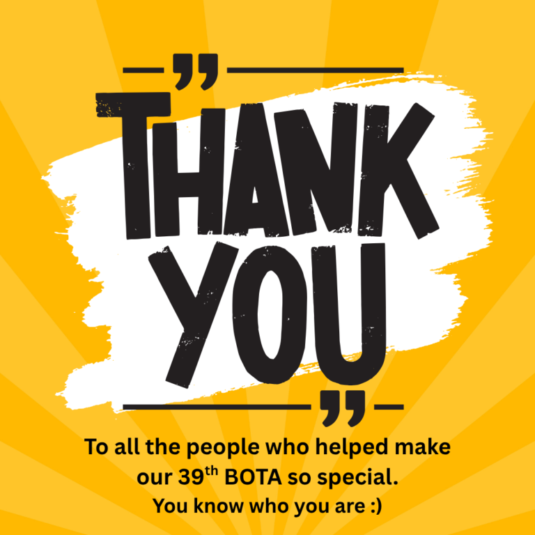 BOTA 2026 Thank you to all who attended